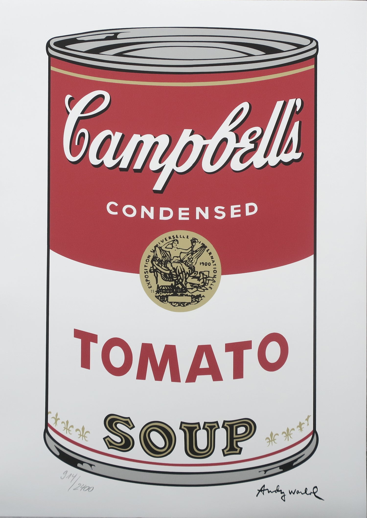 Andy Warhol Tomato Campbell's Soup Lithograph